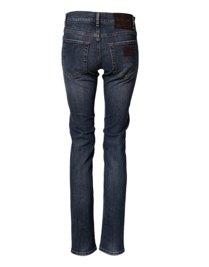 Dolce & Gabbana Vaqueros pitillo de hombre de algodón elástico azul