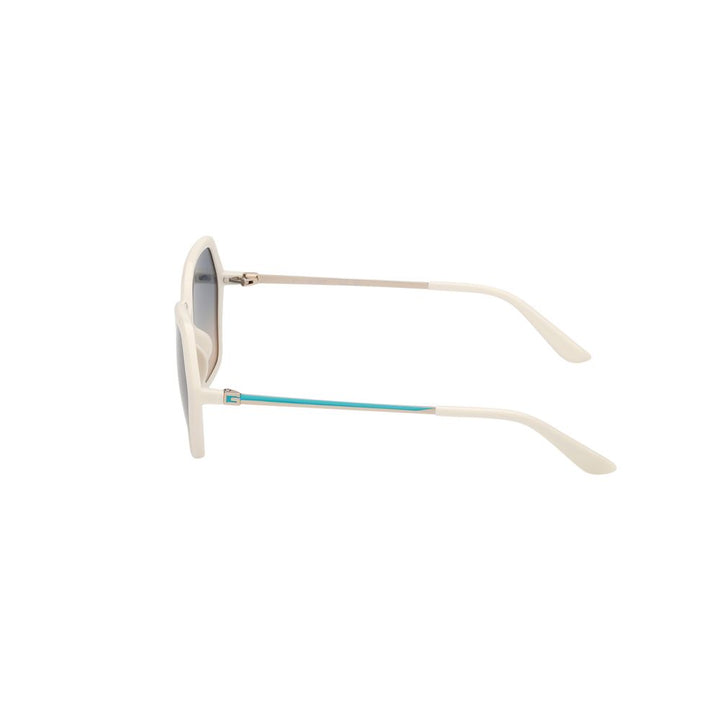 Guess White Resin Sunglasses