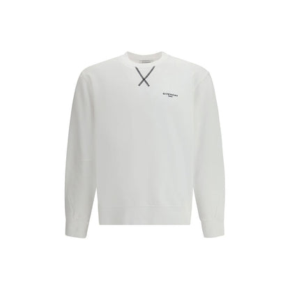 Sweat-shirt en coton blanc Givenchy