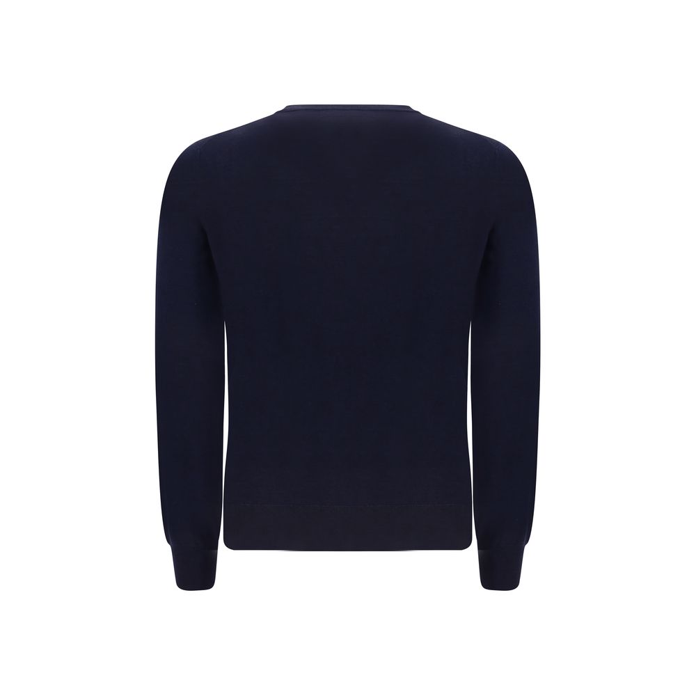 Sweat-shirt Brunello Cucinelli Oves Aries en laine bleue