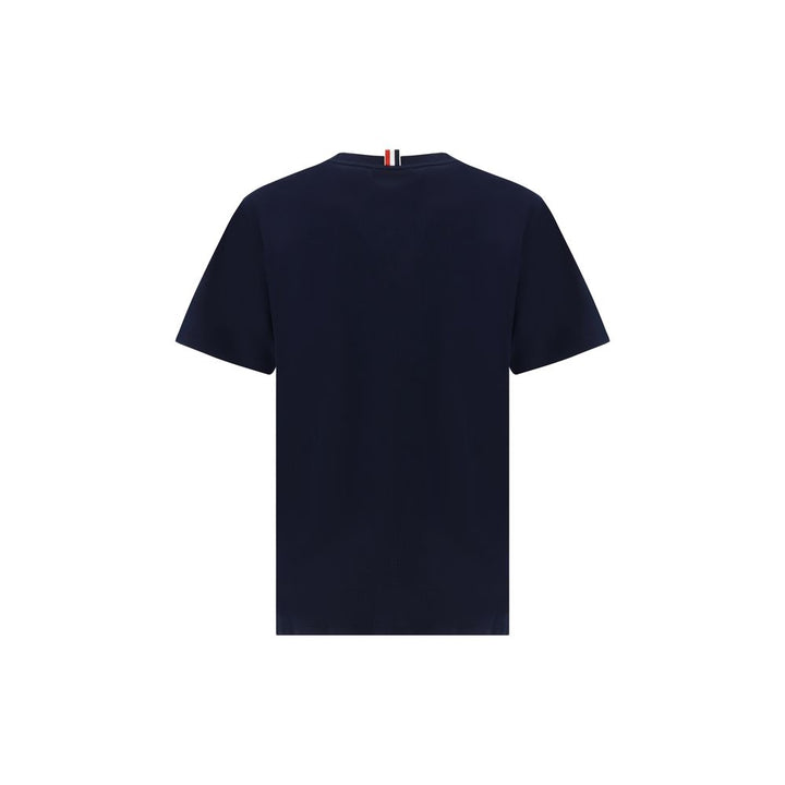 Thom Browne Blue Cotton T-Shirt
