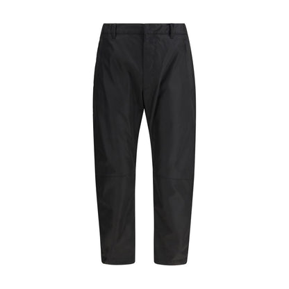 Pantalones casuales Prada de poliamida reciclada negros