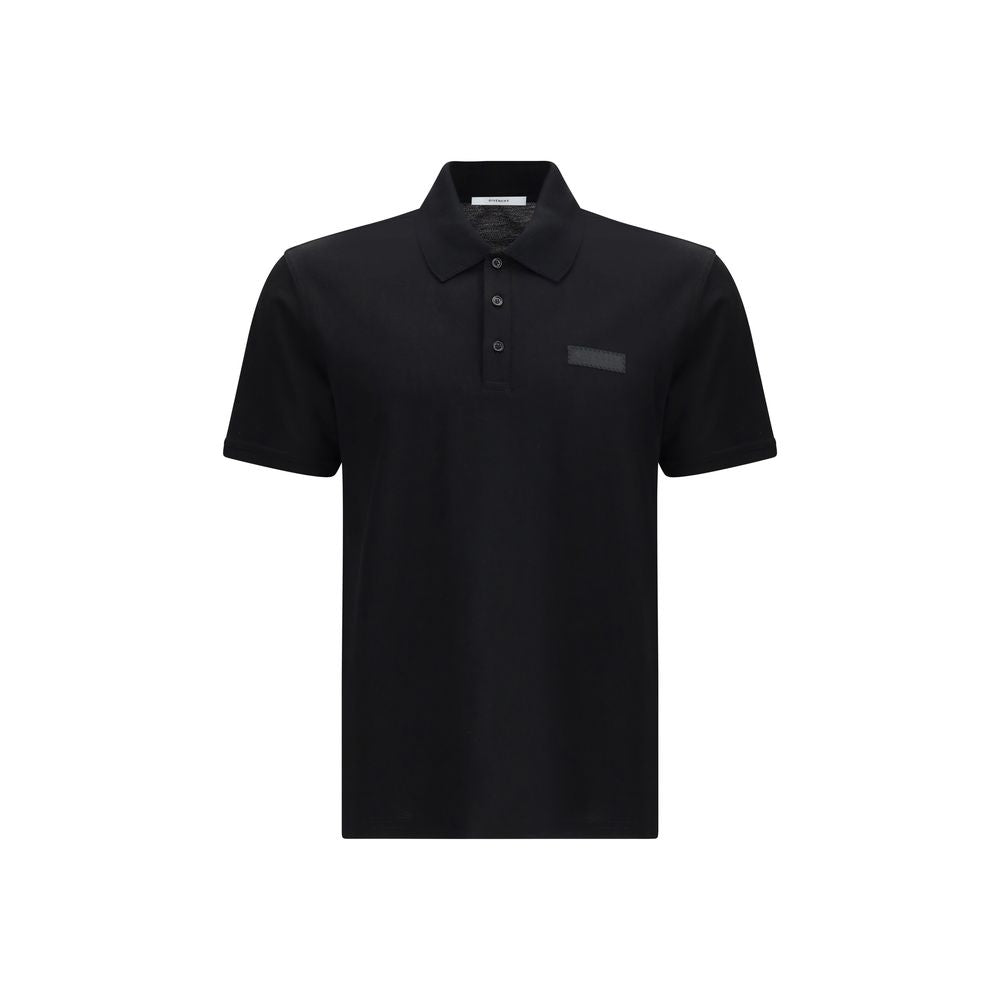 Polo de Algodón Negro Givenchy