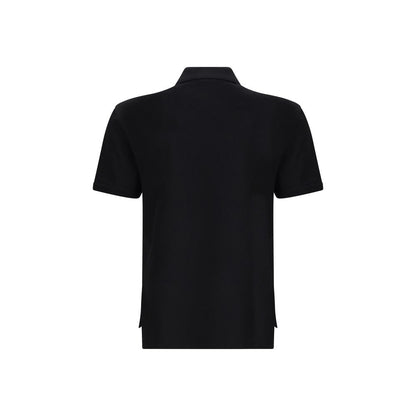 Polo de Algodón Negro Givenchy