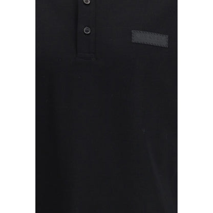 Polo de Algodón Negro Givenchy
