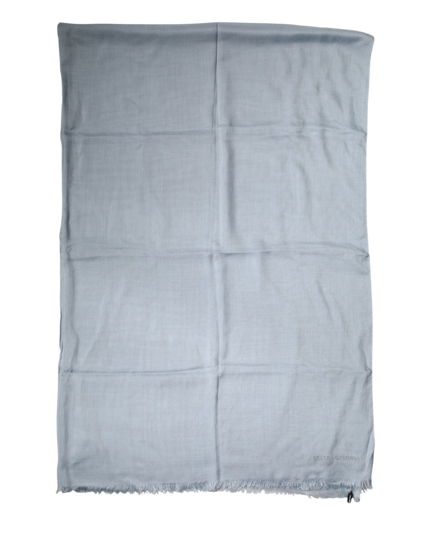 Chal de punto de cachemir Light Blue de Dolce & Gabbana
