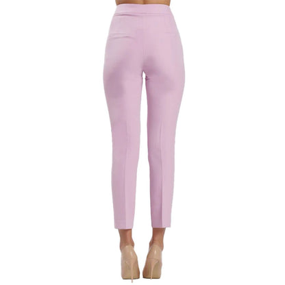 Silence Purple Polyester Pants