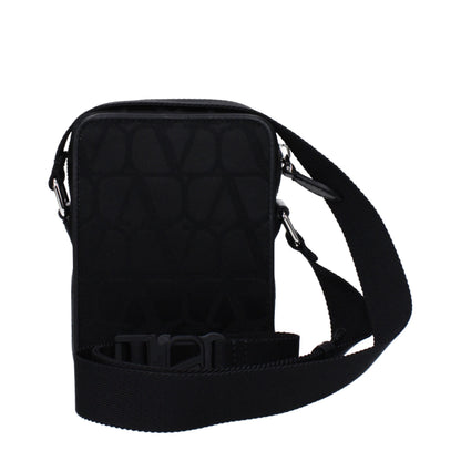 Bolso cruzado Valentino Garavani de tela negra