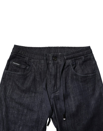 Dolce & Gabbana Vaqueros pitillo elásticos de algodón negro para hombre