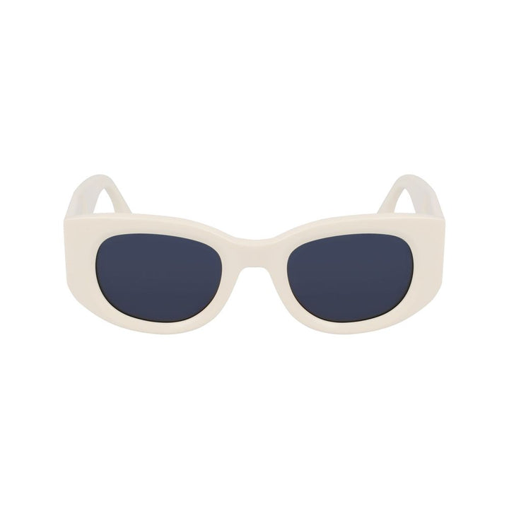 Victoria Beckham Gray Acetate Sunglasses