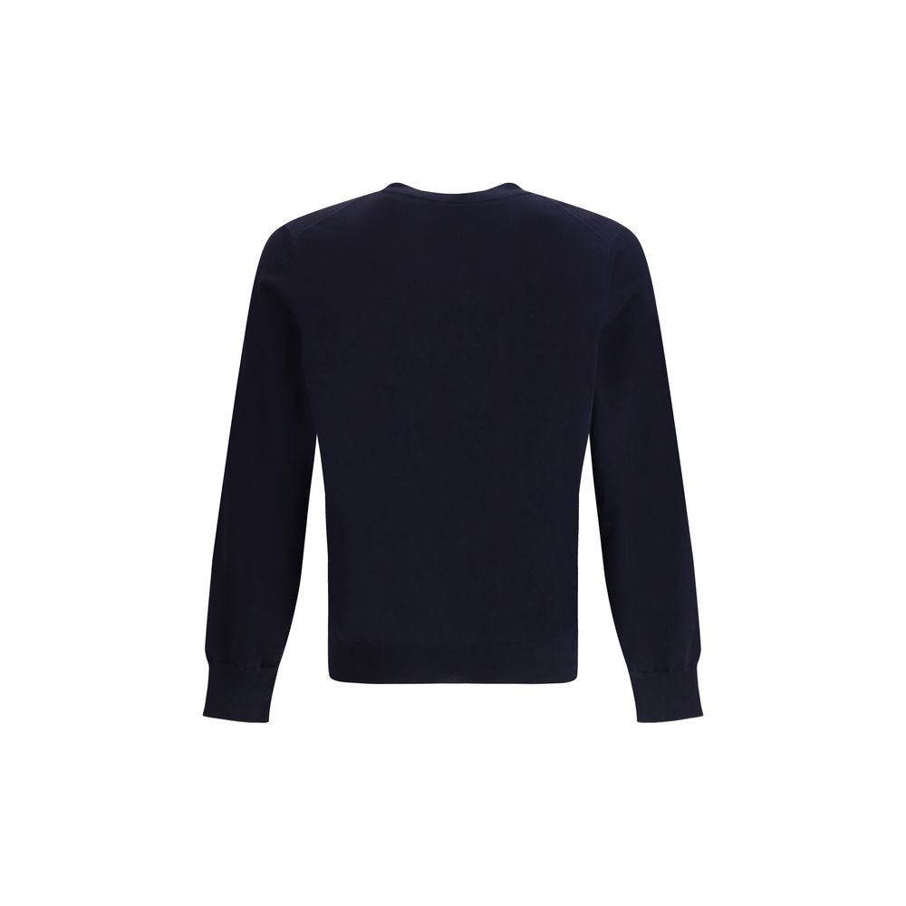 Sudadera azul de algodón Brunello Cucinelli