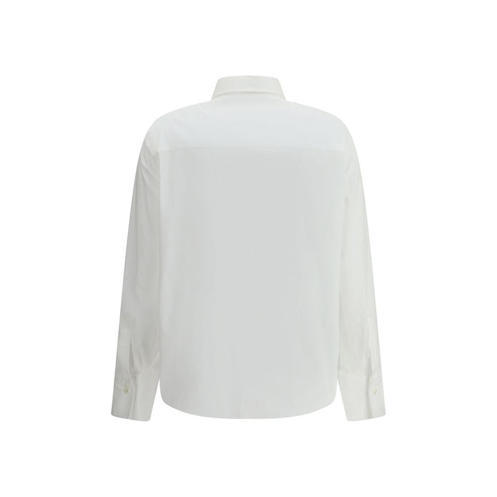 Camisa de vestir blanca de algodón Brunello Cucinelli