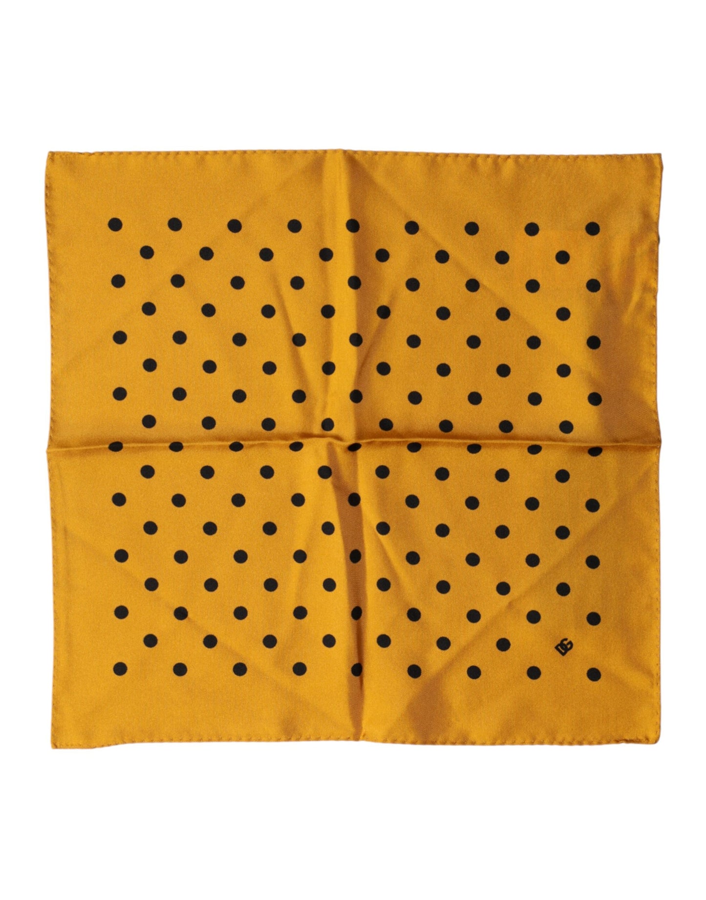 Pañuelo cuadrado Dolce & Gabbana de lunares naranjas