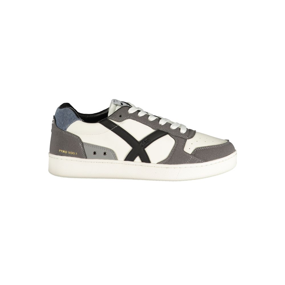 Gas Bianco Polyurethane Men Sneaker