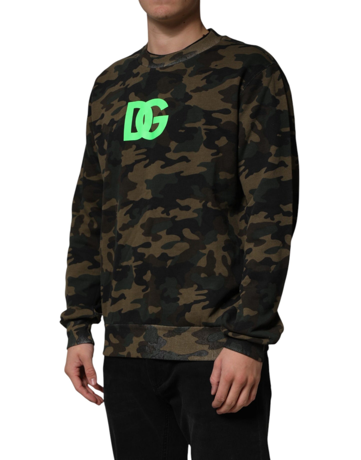 Sudadera de hombre Dolce & Gabbana camuflaje multicolor