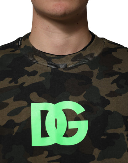 Sudadera de hombre Dolce & Gabbana camuflaje multicolor