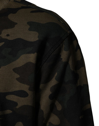 Sudadera de hombre Dolce & Gabbana camuflaje multicolor