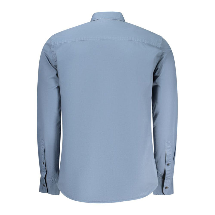 North Sails Blue Cotton Men Shirt