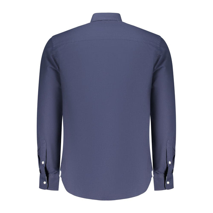 North Sails Blu Cotton Men Shirt