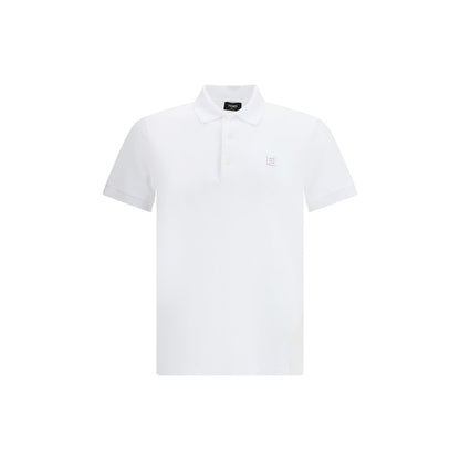 Polo Fendi de algodón blanco