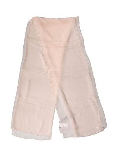 Dolce & Gabbana Light Pink Stole Silk Neck Wrap Shawl  Scarf