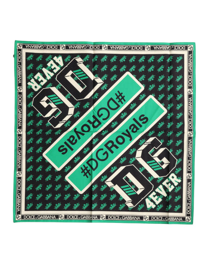 Dolce & Gabbana Multicolor #DGRoyals Square Foulard 50.5cm x 50cm Scarf