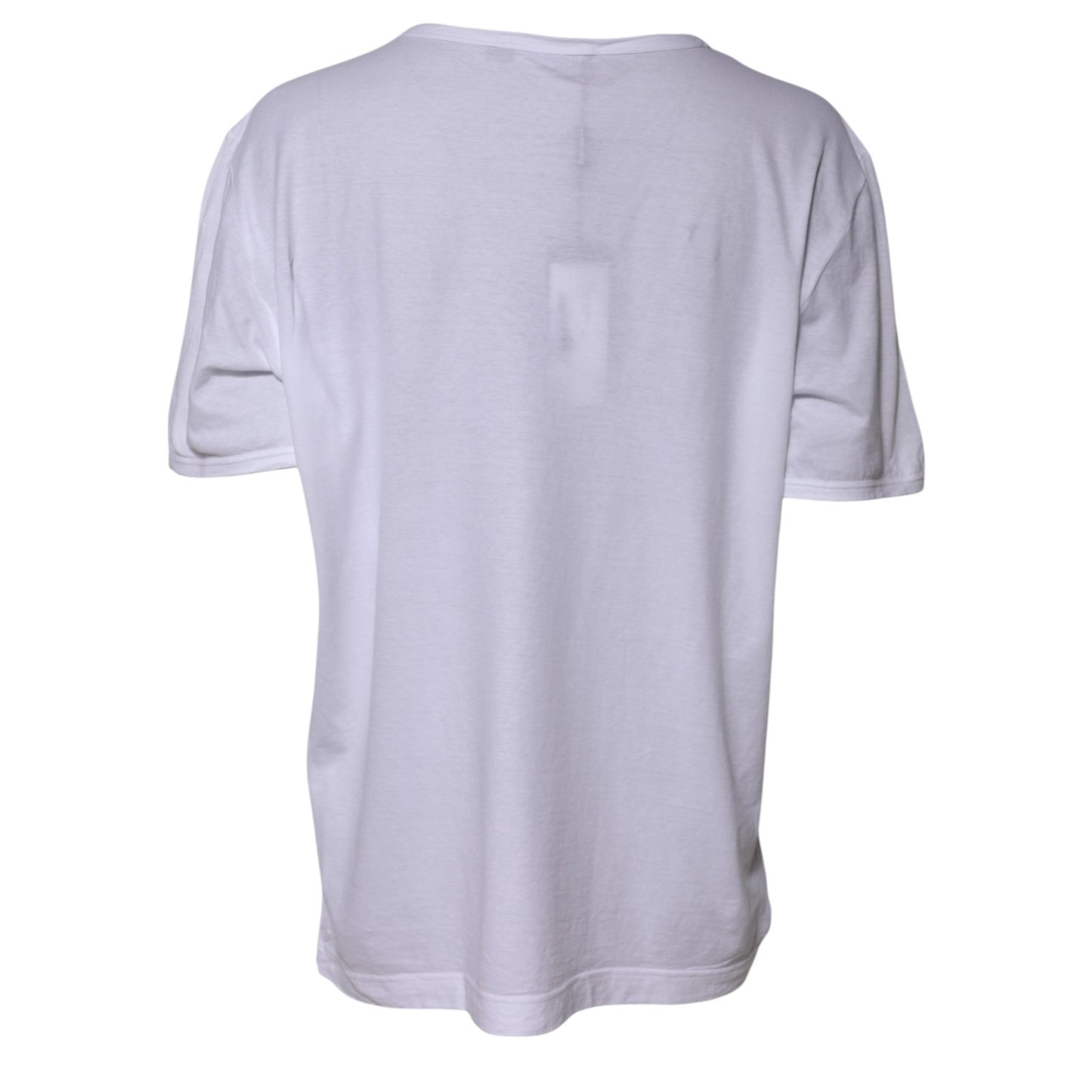 Camiseta Dolce & Gabbana de algodón blanco con cuello redondo y manga corta