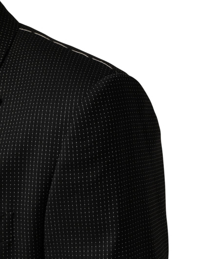 Chaqueta americana de esmoquin negra de Dolce & Gabbana de un solo botón