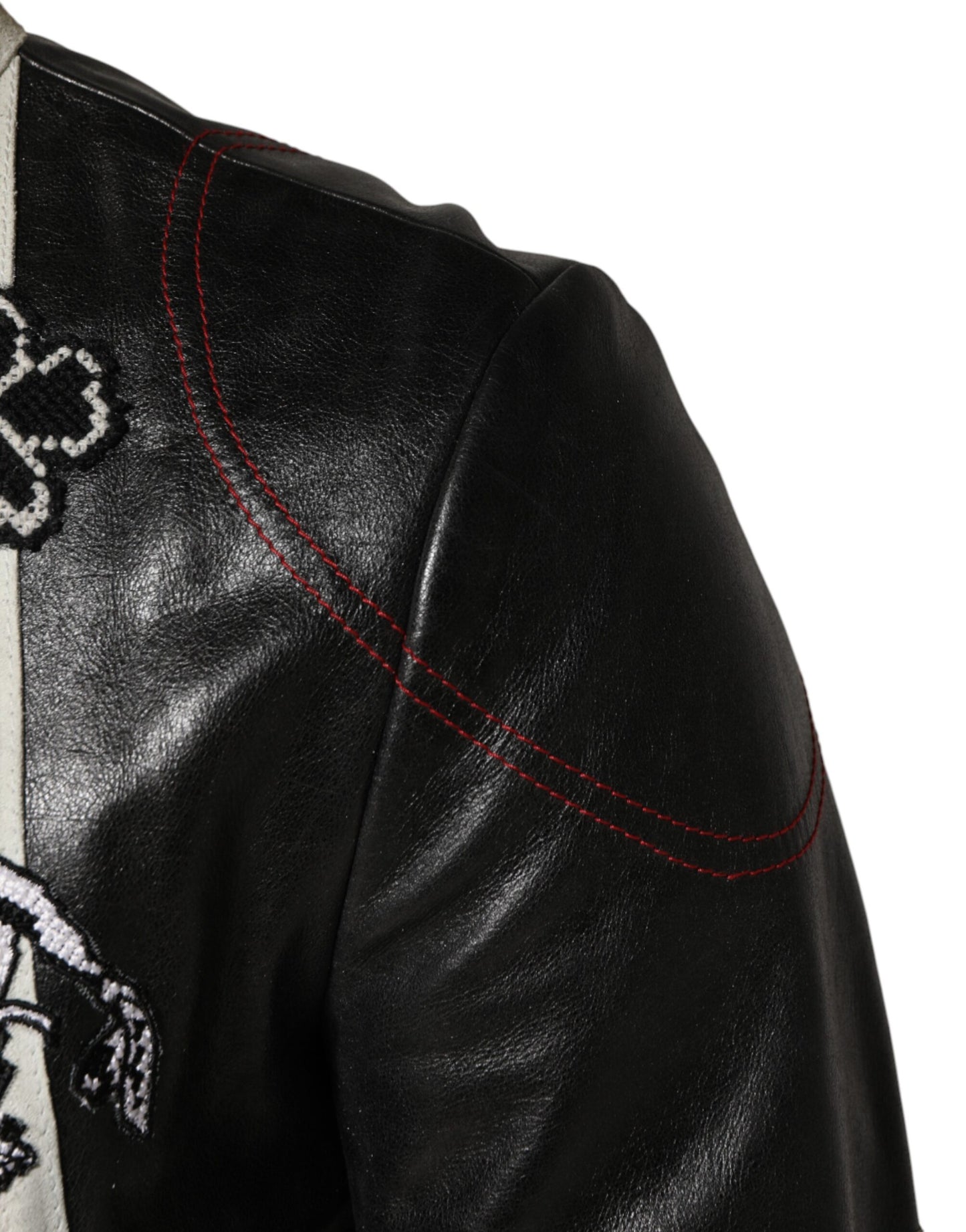 Chaqueta biker de hombre con cremallera completa multicolor Guns n' Roses de Dolce & Gabbana