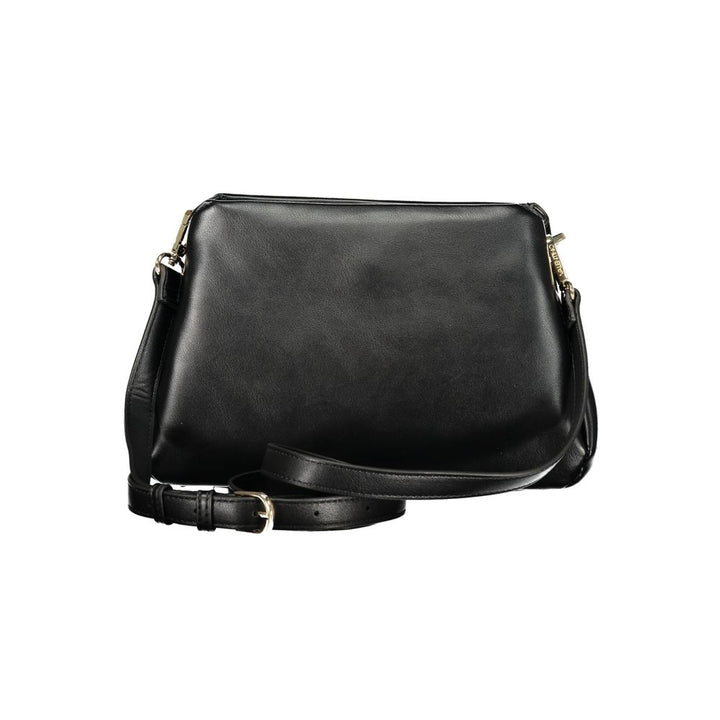 Mario Valentino Black Polyurethane Women's Bag
