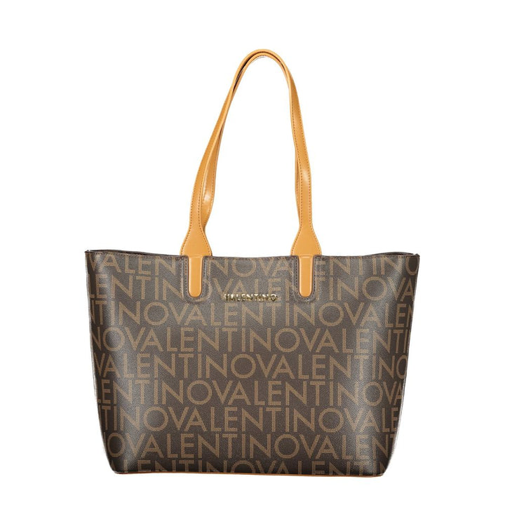 Mario Valentino Brown Polyurethane Women's Bag