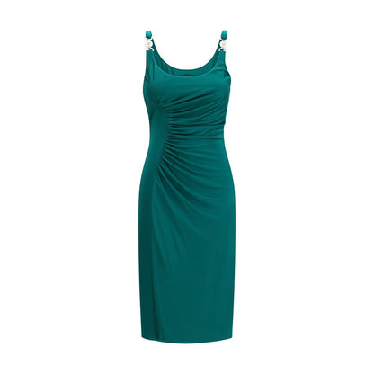 Versace Bicolor Viscose Casual Dress