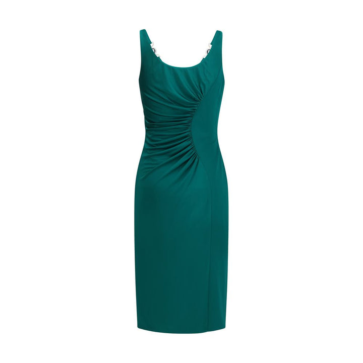 Vestido casual bicolor de viscosa de Versace