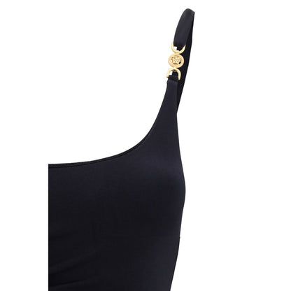 Bañador Versace de una pieza de poliamida negra