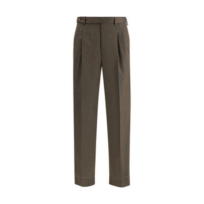 Pantalones casual Brioni Bicolor de lana Oves Aries