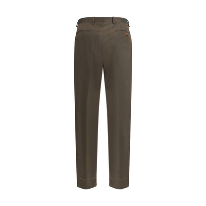 Pantalones casual Brioni Bicolor de lana Oves Aries